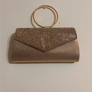 Elegant Gold Evening Clutch